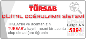 TÜRSAB Digital Verification – Certificate No. 5894